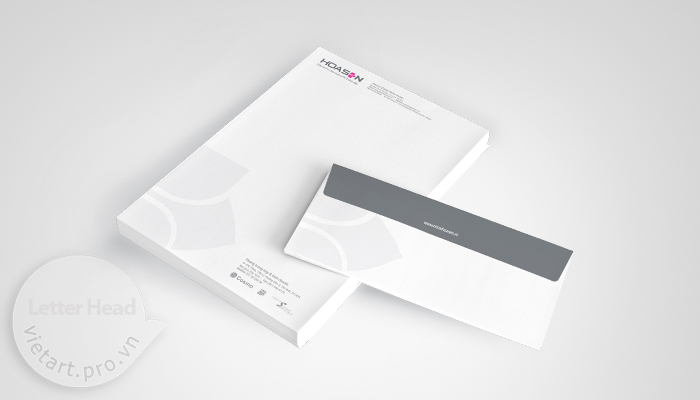 bộ nhận diện thương hiệu cơ bản nhôm hoa sen