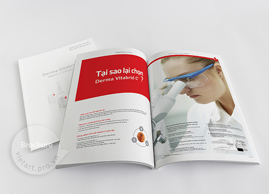 brochure mỹ phẩm brochure mỹ phẩm, in brochure cuốn