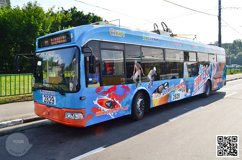 Quảng cáo trên xe bus - Bus poster