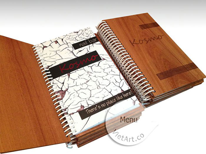 Thiết kế menu khắc Lazer Thiết kế menu khắc Lazer