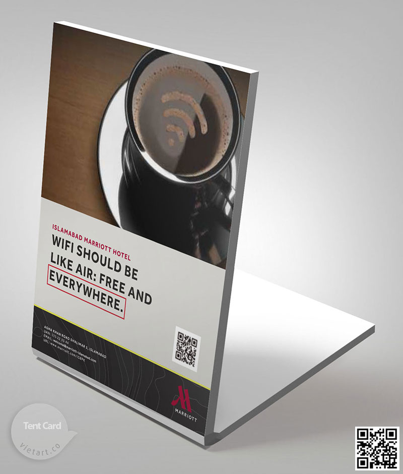 Thiết kế in ấn tent card